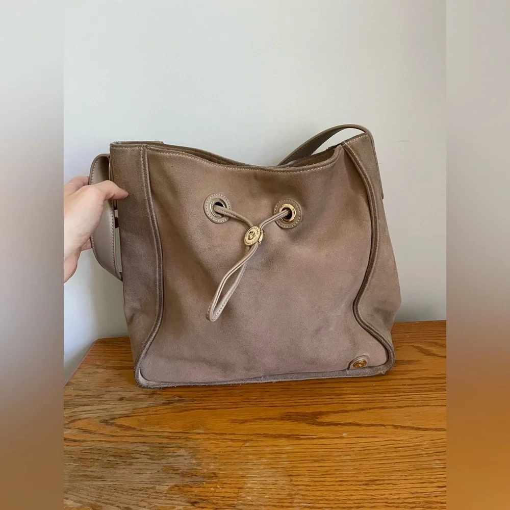 Spartina Tan Suede Harper Hobo Bag